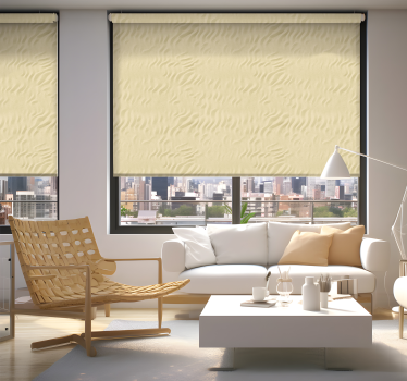soggiorno tende a rullo struttura della sabbia beige - TenStickers