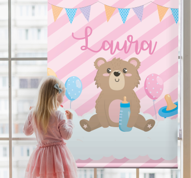 Tende a rullo personalizzabili festa dell'orsacchiotto - TenStickers