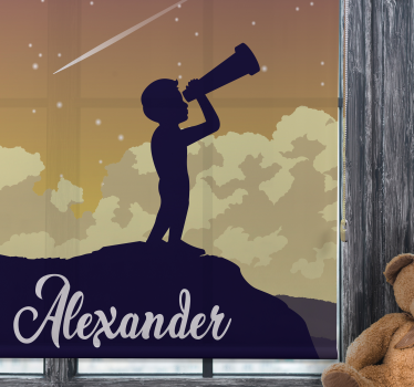 Tende a rullo personalizzabili silhouette di stelle - TenStickers