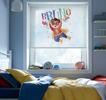 Tende a rullo supereoe stile acquerello con nome - TenStickers