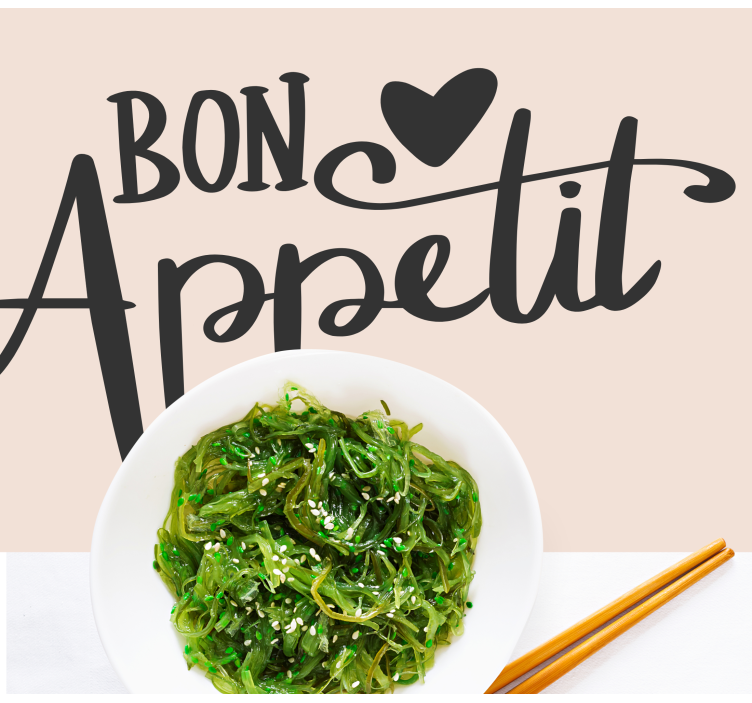 Tovaglietta americana frase buon appetito citazione - TenStickers
