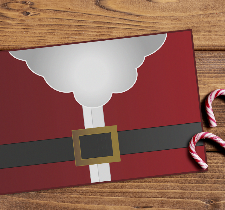 Tovaglietta americana natale costume di babbo natale - TenStickers