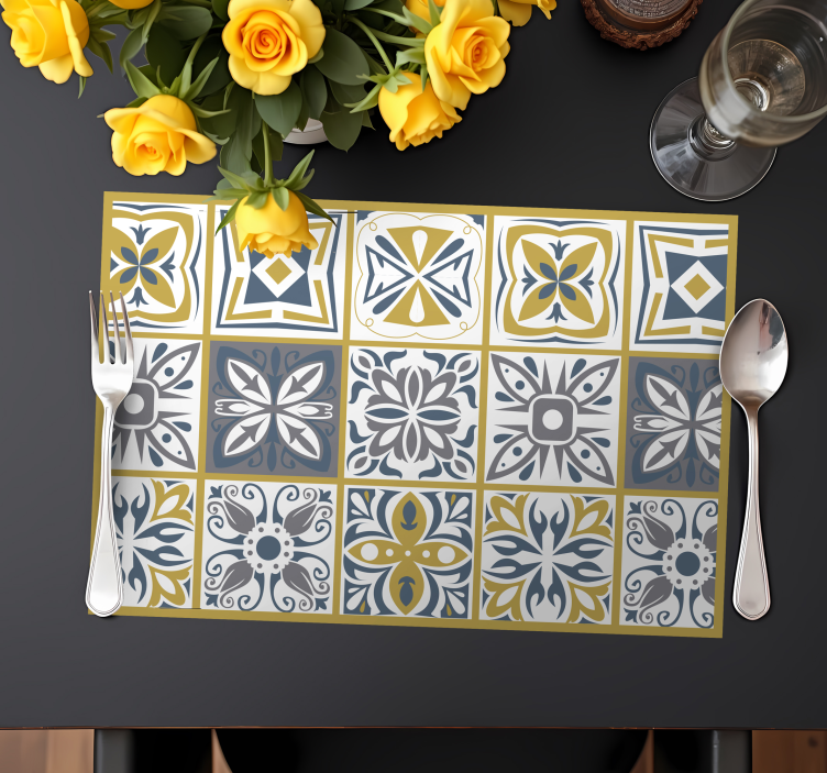 Tovaglietta americana originale classico vintage - TenStickers