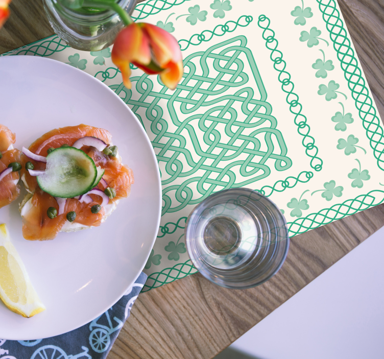 Tovaglietta americana originale motivo nodo celtico - TenStickers