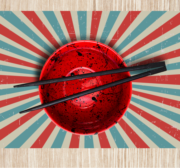 Tovaglietta americana originale motivo spirale audace - TenStickers