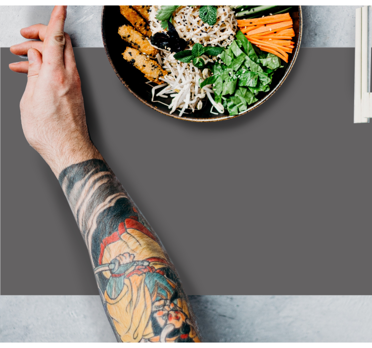 Tovaglietta americana textu disposizione ciotole - TenStickers