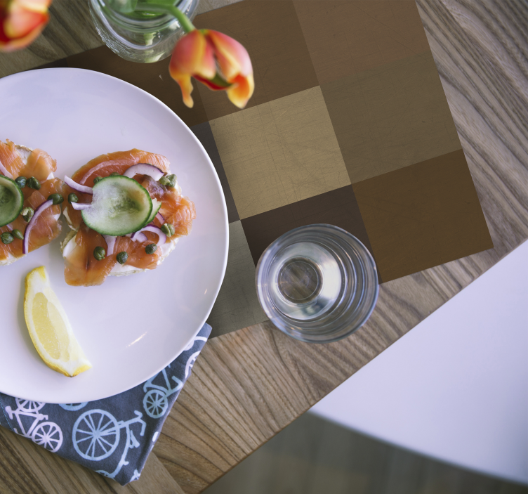 Tovaglietta americana textu superficie patchwork - TenStickers