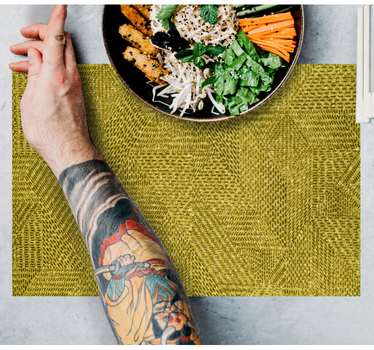 Tovaglietta americana textu superficie verde texturizzata - TenStickers