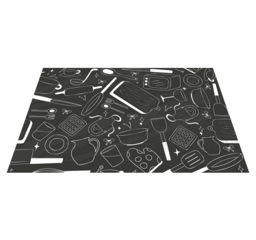 Tovagliette in vinile per utensili da cucina e alimentari - TenStickers