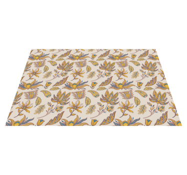 Tovaglietta americana originale motivo foglie botaniche - TenStickers