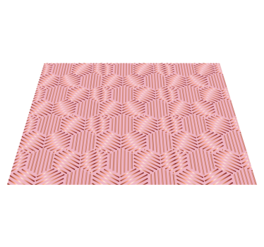 Tovaglietta americana textu disposizione geometrica - TenStickers