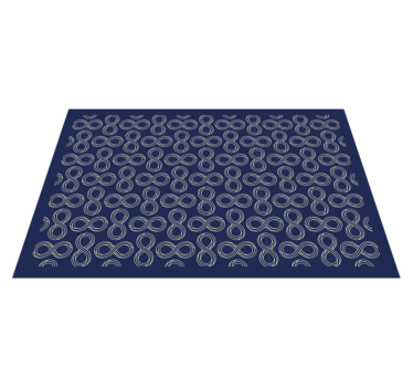 Tovaglietta americana textu motivo infinito elegante - TenStickers