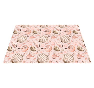 Tovaglietta americana originale con motivo conchiglie - TenStickers