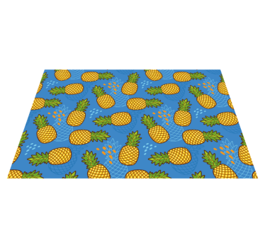 Tovaglietta americana originale sfondo ananas - TenStickers