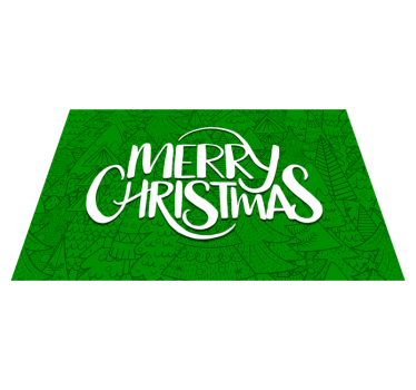 Tovaglietta americana natale auguri di buone feste - TenStickers