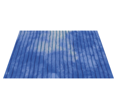 Tovaglietta americana textu motivo righe blu - TenStickers