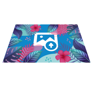 Tovaglietta americana originale foglie tropicali colorate - TenStickers
