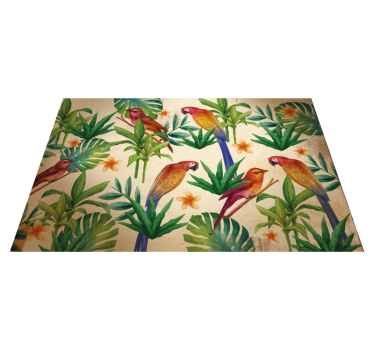 Tovaglietta americana originale motivo pappagalli tropicali - TenStickers