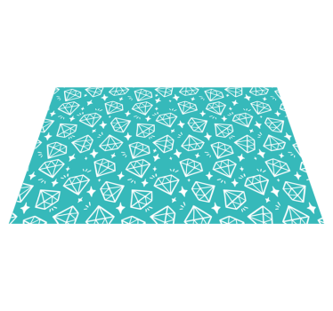 Tovaglietta americana originale sfondo a rombi - TenStickers