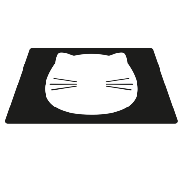 Tovaglietta americana originale forma di faccia di gatto - TenStickers