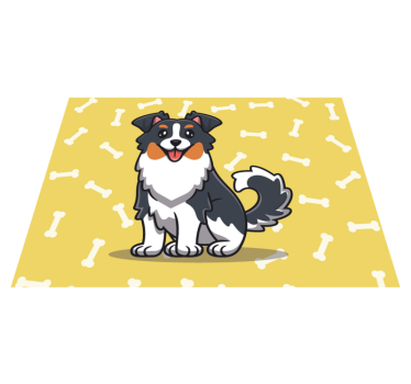 Tovaglietta americana infantile personaggio cane carino - TenStickers