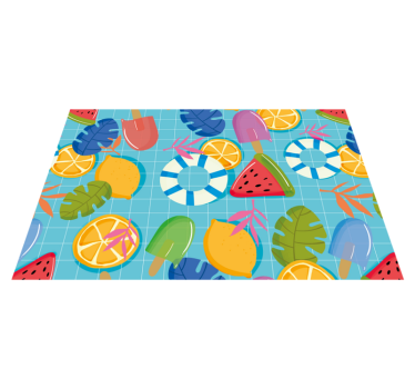 Tovaglietta americana infantile frutta e gelato - TenStickers