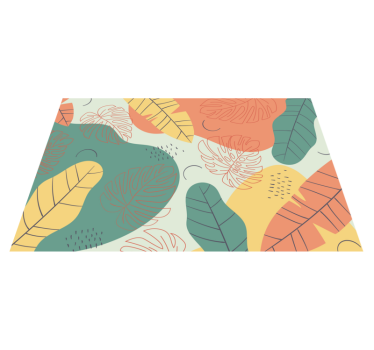 Tovaglietta americana originale con motivo fogliare - TenStickers