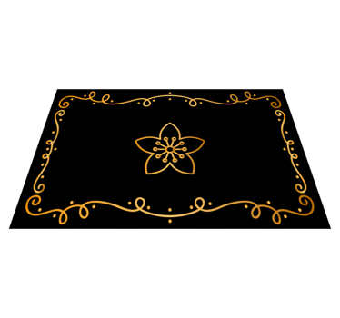 Tovaglietta americana originale elemento botanico elegante - TenStickers
