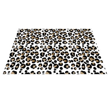 Tovaglietta americana textu motivo leopardato - TenStickers