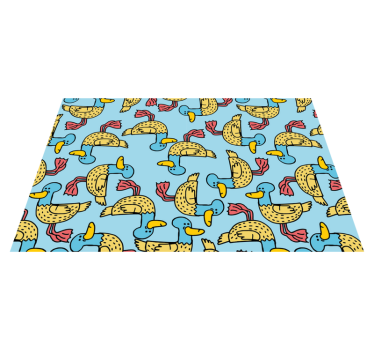 Tovaglietta americana originale motivo anatra originale - TenStickers