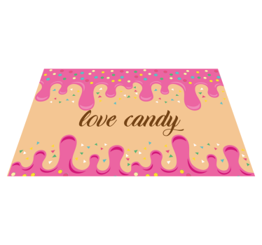 Tovaglietta americana originale ispirazione dolciumi - TenStickers