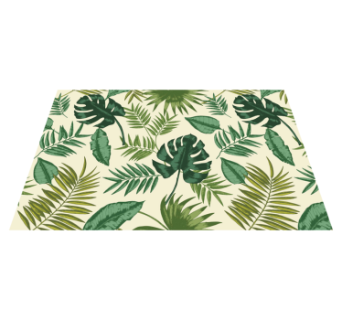 Tovaglietta americana textu motivo tropicale foglioso - TenStickers