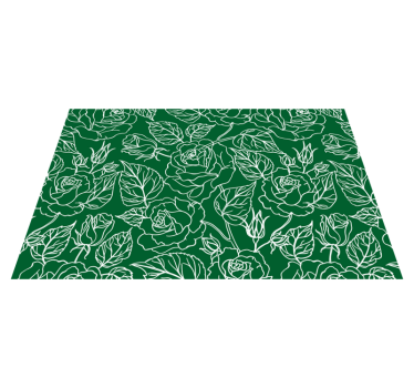 Tovaglietta americana textu composizione botanica elegante - TenStickers
