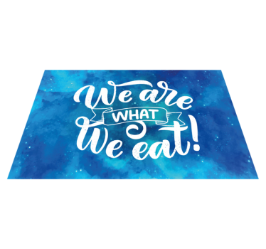 Tovaglietta americana frase arte con citazioni ispiratrici - TenStickers