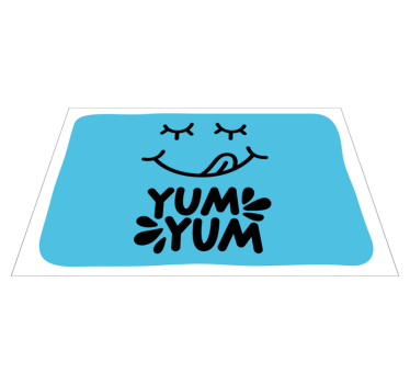 Tovaglietta americana originale espressione giocosa del cibo - TenStickers