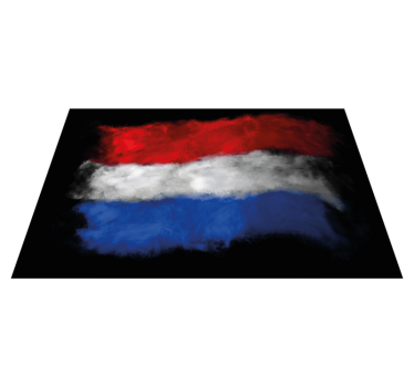 Tovaglietta colazione per casa Bandiera olandese - TenStickers