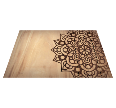 Tovaglietta texture Motivo laterale in legno - TenStickers
