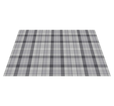 Tovaglietta americana elegante stile lino a quadri - TenStickers