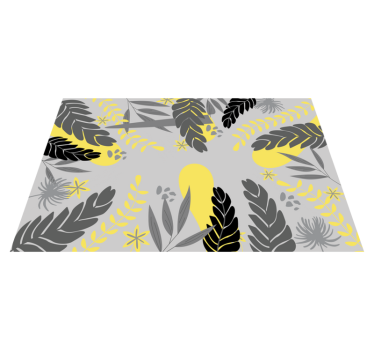 Tovaglietta americana textu concetto foglia botanica - TenStickers