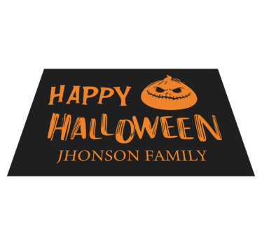 Tovaglietta americana di halloween saluti in famiglia - TenStickers