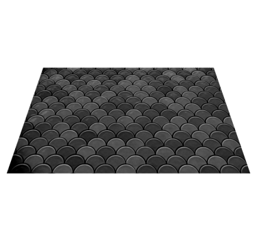 Tovaglietta texture Scaglie nere - TenStickers
