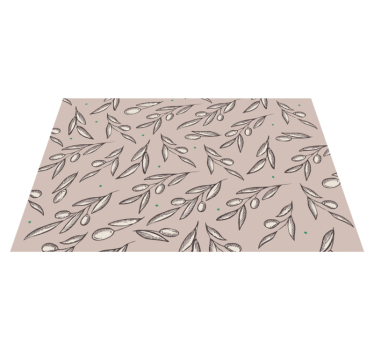 Tovaglietta americana textu concetto foglia elegante - TenStickers