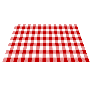 Tovaglietta americana ristoranti stile quadrettato - TenStickers
