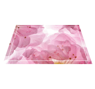 Tovaglietta americana elegante motivo floreale delicato - TenStickers