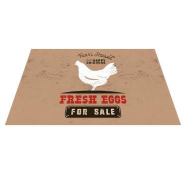 Tovaglietta americana originale pollo fresco di fattoria - TenStickers