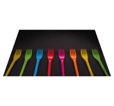 Tovaglietta americana infantile collezione di fork colorati - TenStickers