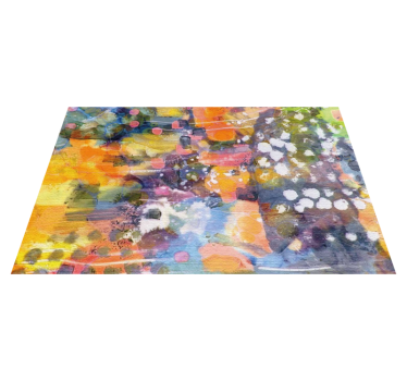 Tovaglietta americana textu esplosione di colori - TenStickers