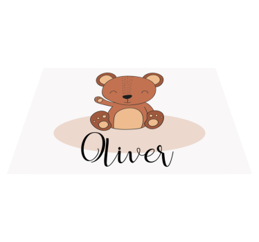 Tovaglietta americana infantile orsetto carino - TenStickers