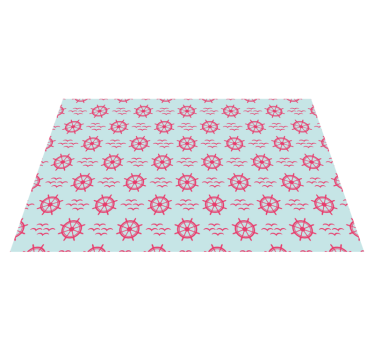 Tovaglietta americana originale timone nautico - TenStickers