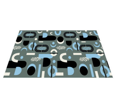 Tovaglietta americana moderna composizione geometrica - TenStickers